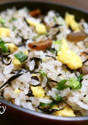 リメイク ひじきの煮物炒飯-レシピのメイン写真