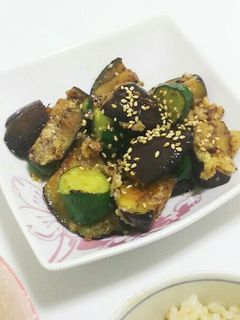 和えるだけ簡単美味しい茄子ときゅうり炒め-レシピのメイン写真