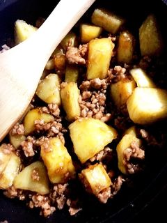 ♡揚げじゃがいものそぼろ煮♡-レシピのメイン写真