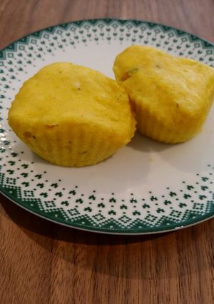 離乳食♡かぼちゃのふわふわレンジケーキ-レシピのメイン写真