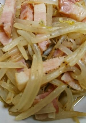 もやしベーコン-レシピのメイン写真