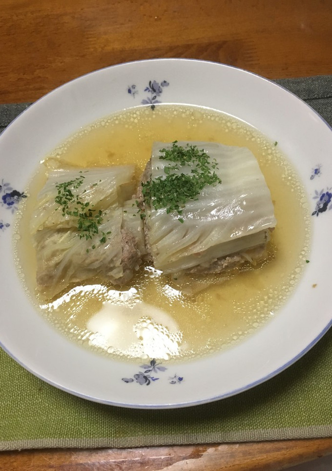 白菜と豚挽肉の重ね煮-レシピのメイン写真