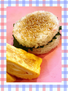 焼きおにぎりライスバーガー!-レシピのメイン写真