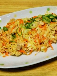 ツナマヨ中華風野菜炒め-レシピのメイン写真