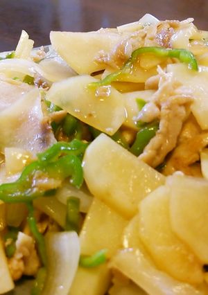 肉野菜炒めwithぼたごしょう。-レシピのメイン写真