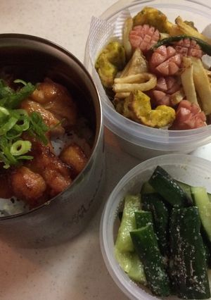 中学生お弁当(2017.7.15)-レシピのメイン写真