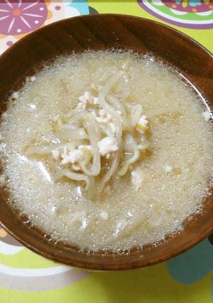 冷凍もやしの味噌汁-レシピのメイン写真