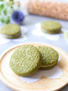抹茶ホワイトチョコサンドクッキー-レシピのメイン写真