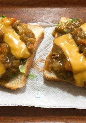 朝食に★野菜も取れるカレートースト-レシピのメイン写真