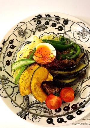 夏野菜たっぷり♡簡単肉みそジャージャー麺-レシピのメイン写真