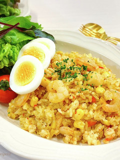 炊飯器de簡単♡シーフードカレーピラフ-レシピのメイン写真