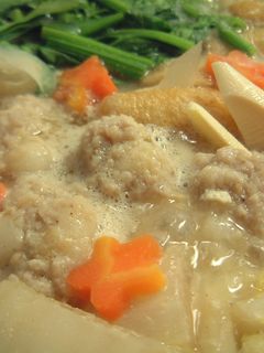 ♡もちもち♡鶏団子のコクみそ鍋-レシピのメイン写真