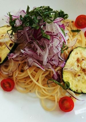 夏野菜たっぷり♡冷製パスタ-レシピのメイン写真