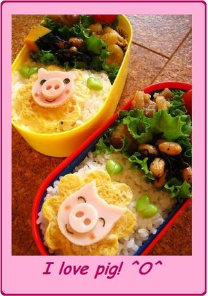 キャラ弁♪ブタちゃん♪-レシピのメイン写真