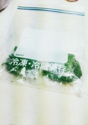 バジルの冷凍保存-レシピのメイン写真