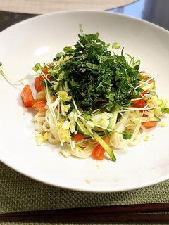 サラダそうめん-レシピのメイン写真