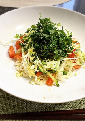 サラダそうめん-レシピのメイン写真
