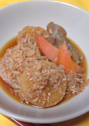 大根とあみの煮付け-レシピのメイン写真