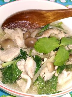 ☆豚肉と三つ葉の生姜スープ☆-レシピのメイン写真