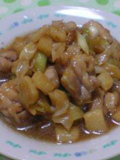 鶏肉とシャキシャキ長いも長ねぎ♪和風味-レシピのメイン写真