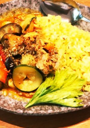 夏野菜のチキンカレー-レシピのメイン写真