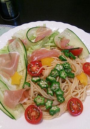 お野菜の冷製パスタ-レシピのメイン写真