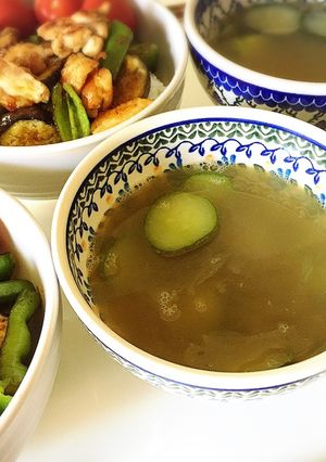 きゅうりの韓国風スープ ダシダ使用-レシピのメイン写真