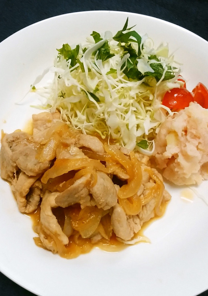 玉ねぎたっぷりしょうが焼き-レシピのメイン写真