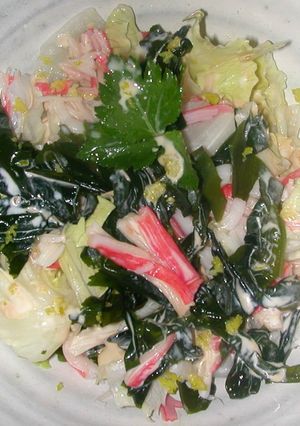 今日のサラダ～ゆずマヨ醤油ドレッシング～-レシピのメイン写真