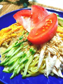 ◆お手軽おいしい♥ごまだれ冷やし中華♪◆-レシピのメイン写真