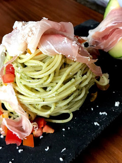 ジェノベーゼの冷製パスタ✨生ハムメロン-レシピのメイン写真