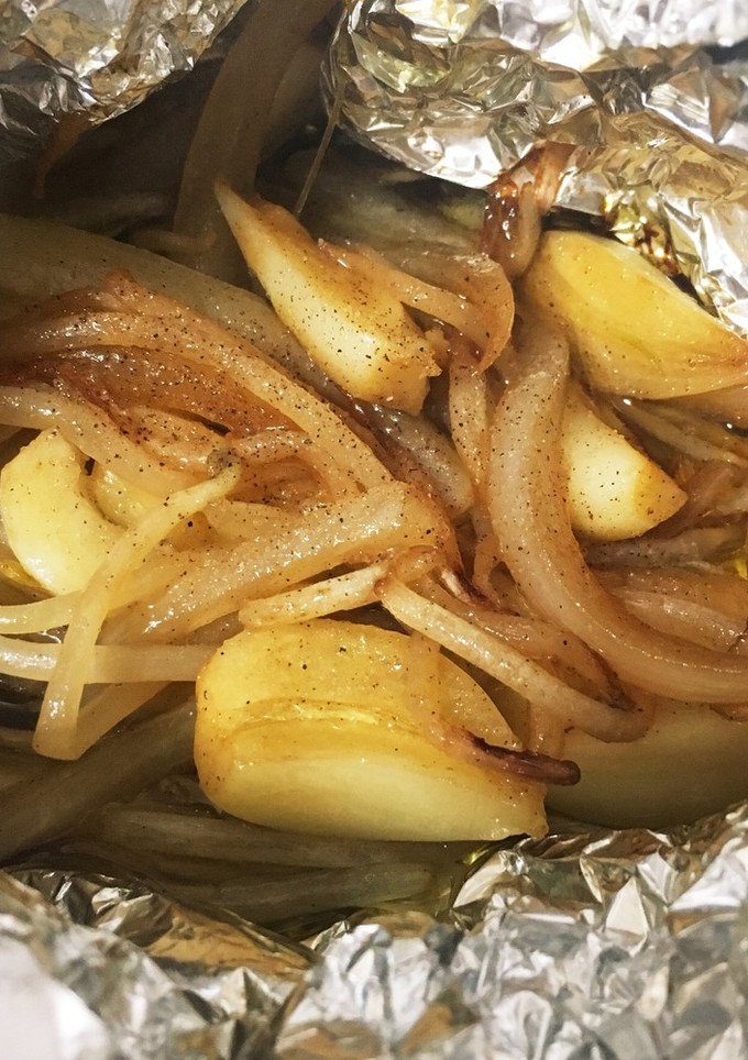 にんにくともやしと玉葱のホイル焼き☆-レシピのメイン写真