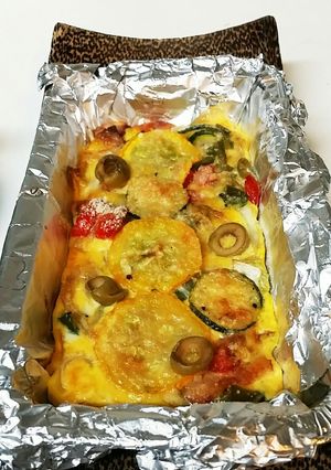 お土産の簡単キッシュ ズッキーニで可愛く-レシピのメイン写真