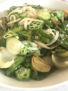 ペコロスと夏野菜のそうめんチャンプルー-レシピのメイン写真