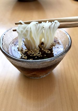 手作り麺つゆ！魚介系と鶏ガラだしで美味！-レシピのメイン写真