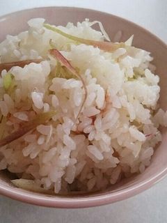 ミョウガごはん-レシピのメイン写真