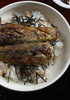【農家のレシピ】なすのかば焼き丼-レシピのメイン写真