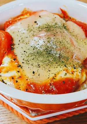 トマトとチーズのしらたきドリア-レシピのメイン写真