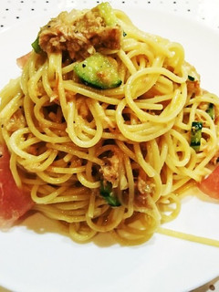 生ハムとトマトの冷製パスタ-レシピのメイン写真