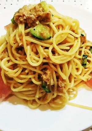 生ハムとトマトの冷製パスタ-レシピのメイン写真