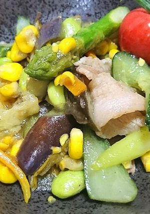 旬を満喫☆夏野菜の八宝菜-レシピのメイン写真