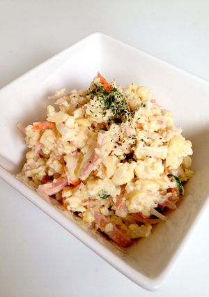 ヘルシー☆大豆の水煮でポテトサラダ風-レシピのメイン写真