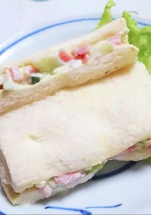 ソースが美味しい★ハムのサンドイッチ-レシピのメイン写真