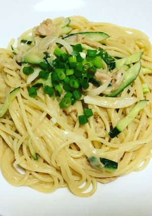 和えるだけで簡単 ツナマヨパスタ-レシピのメイン写真