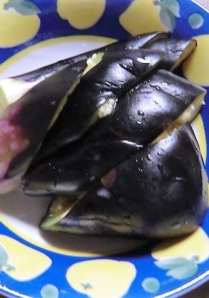 甘酒と塩で、ほんのり甘いナスの浅漬けを～-レシピのメイン写真