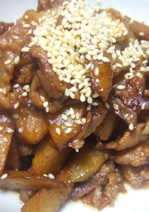チャーテと豚肉の炒め煮-レシピのメイン写真