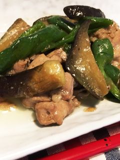 ピーマンとナスと豚肉のスタミナ炒め-レシピのメイン写真