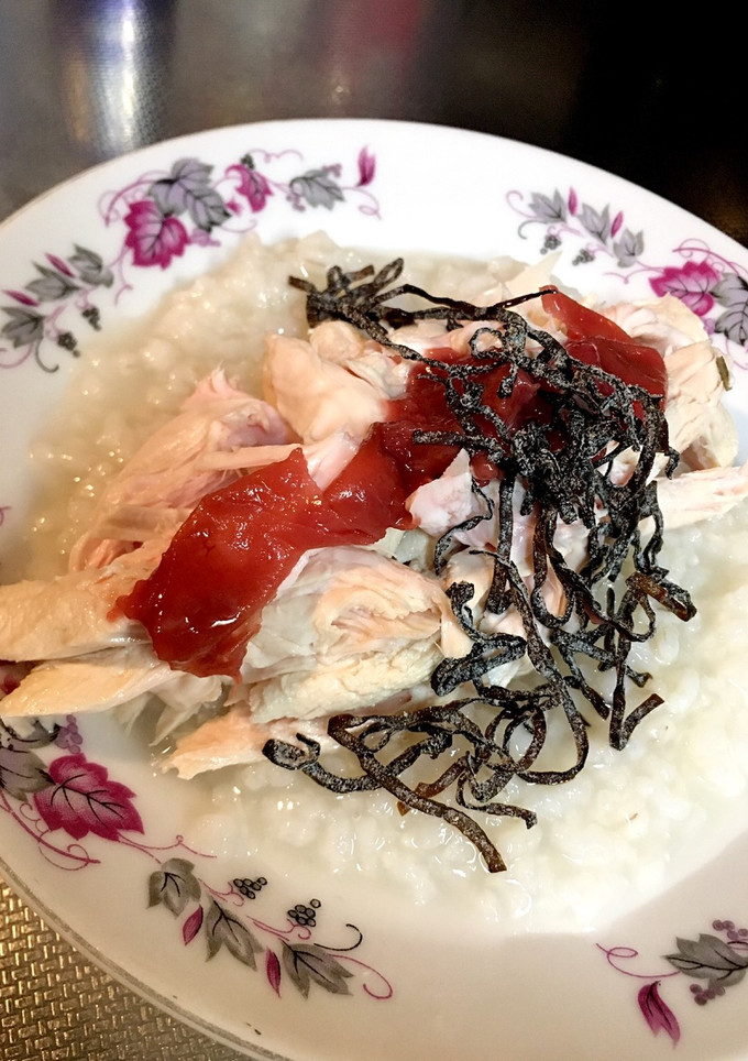 ☆もち麦ささ身の冷やし粥☆-レシピのメイン写真