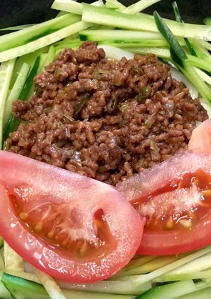 簡単・肉味噌!お弁当や冷やし中華にも!-レシピのメイン写真
