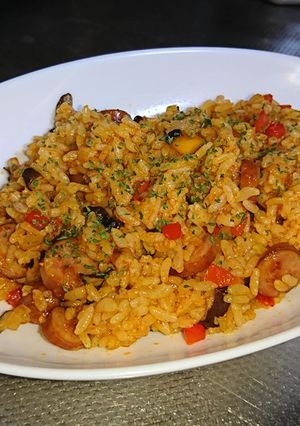 余ったご飯で簡単ジャンバラヤ-レシピのメイン写真